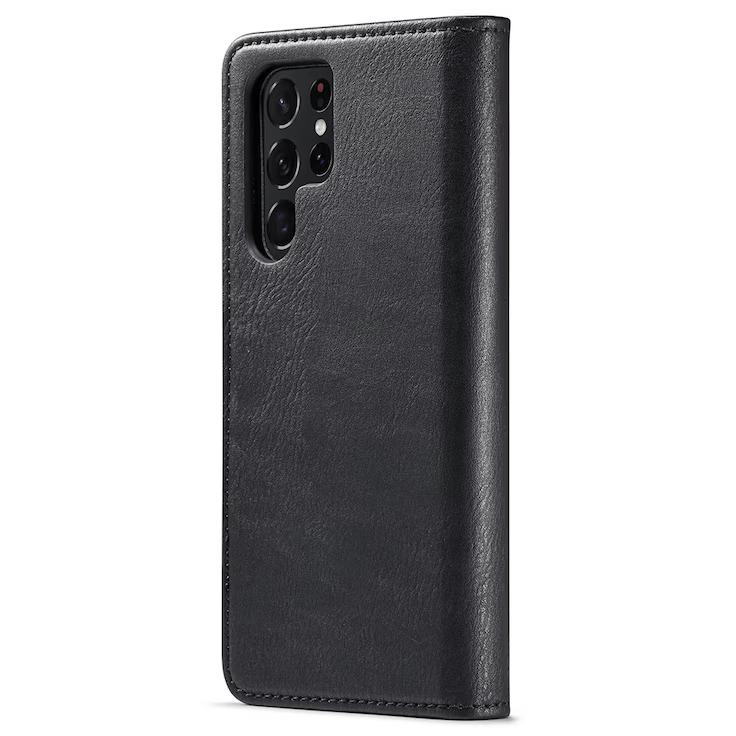 DG.MING Samsung Galaxy S22 etui i slitesterkt lær med avtagbart magnetisk deksel.