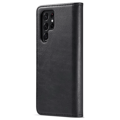 DG.MING Samsung Galaxy S22 etui i slitesterkt lær med avtagbart magnetisk deksel.