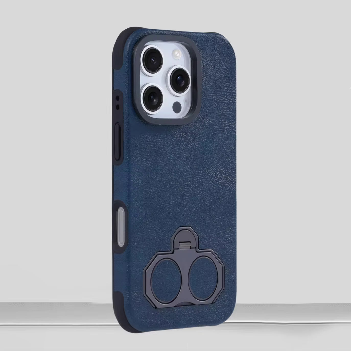 iPhone 15 Pro Dobbel Finger-Ring Deksel – 360° Rotasjon