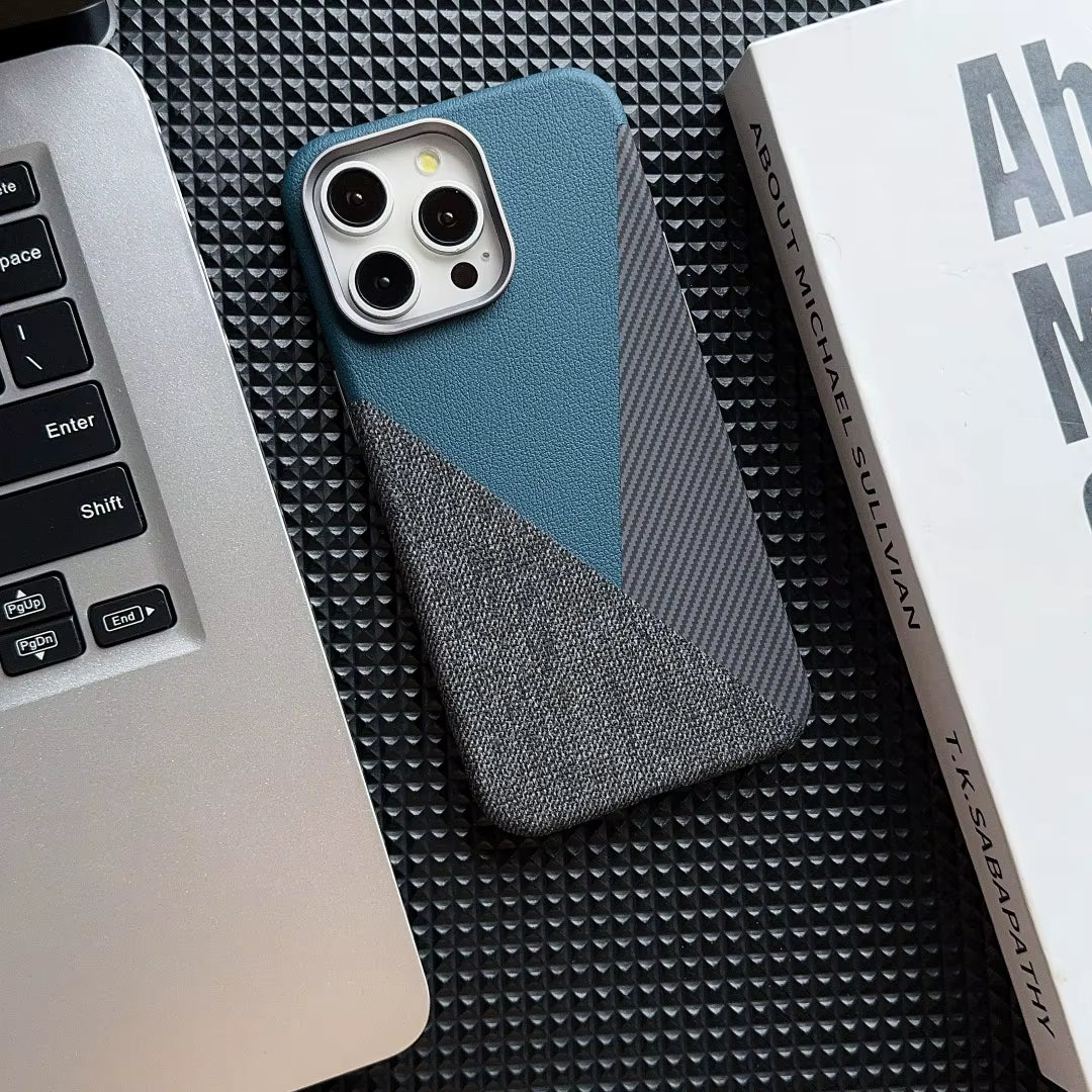 iPhone 15 Business Lærdeksel – Anti-Drop Multicolor