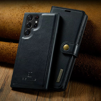 Magnetisk Lommebok-deksel for Samsung S25 – Avtakbart 2-i-1 Flip Case med Kortholder