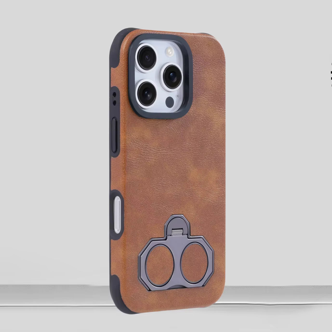 iPhone 16 Pro Max Dobbel Finger-Ring Deksel – 360° Rotasjon