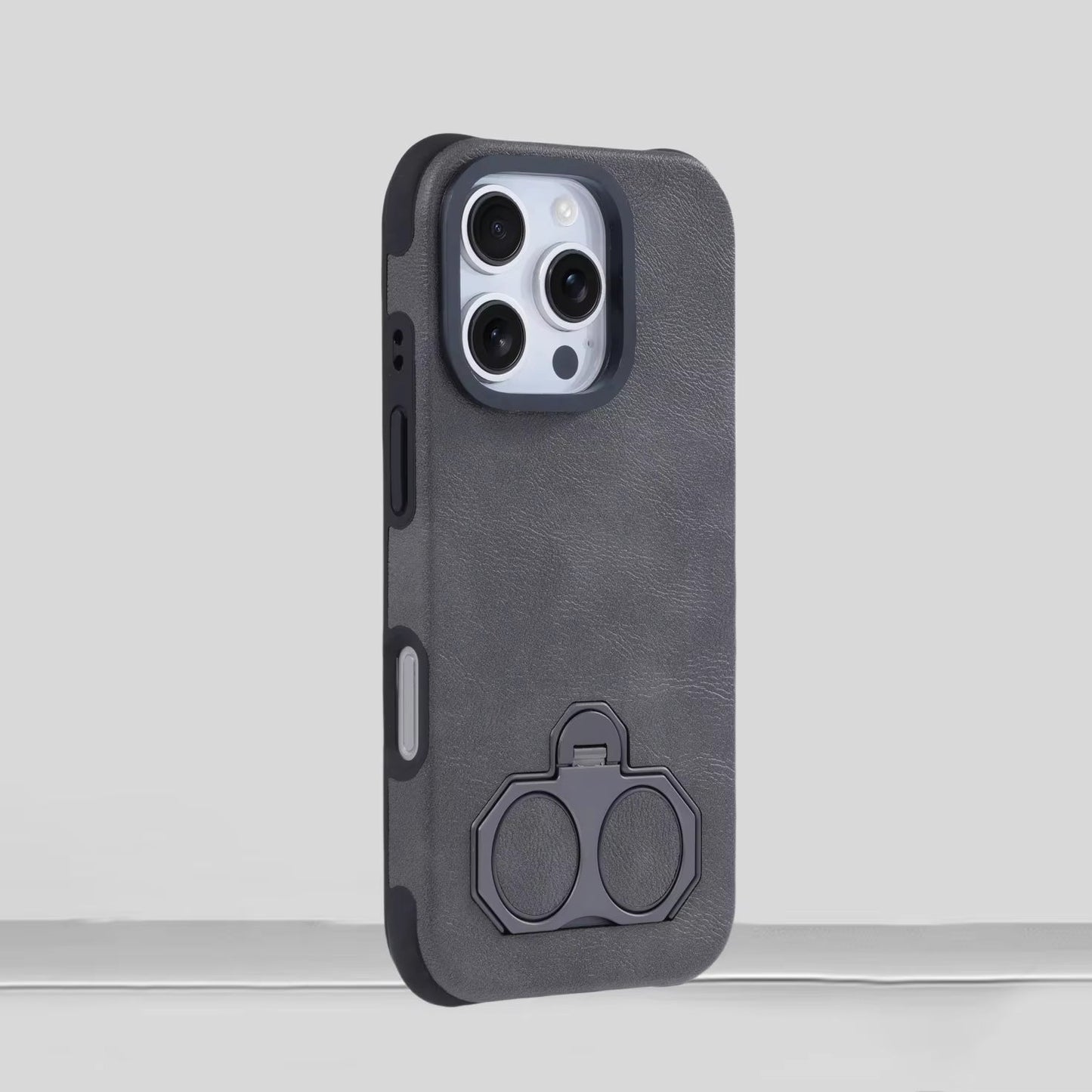 iPhone 15 Pro Dobbel Finger-Ring Deksel – 360° Rotasjon