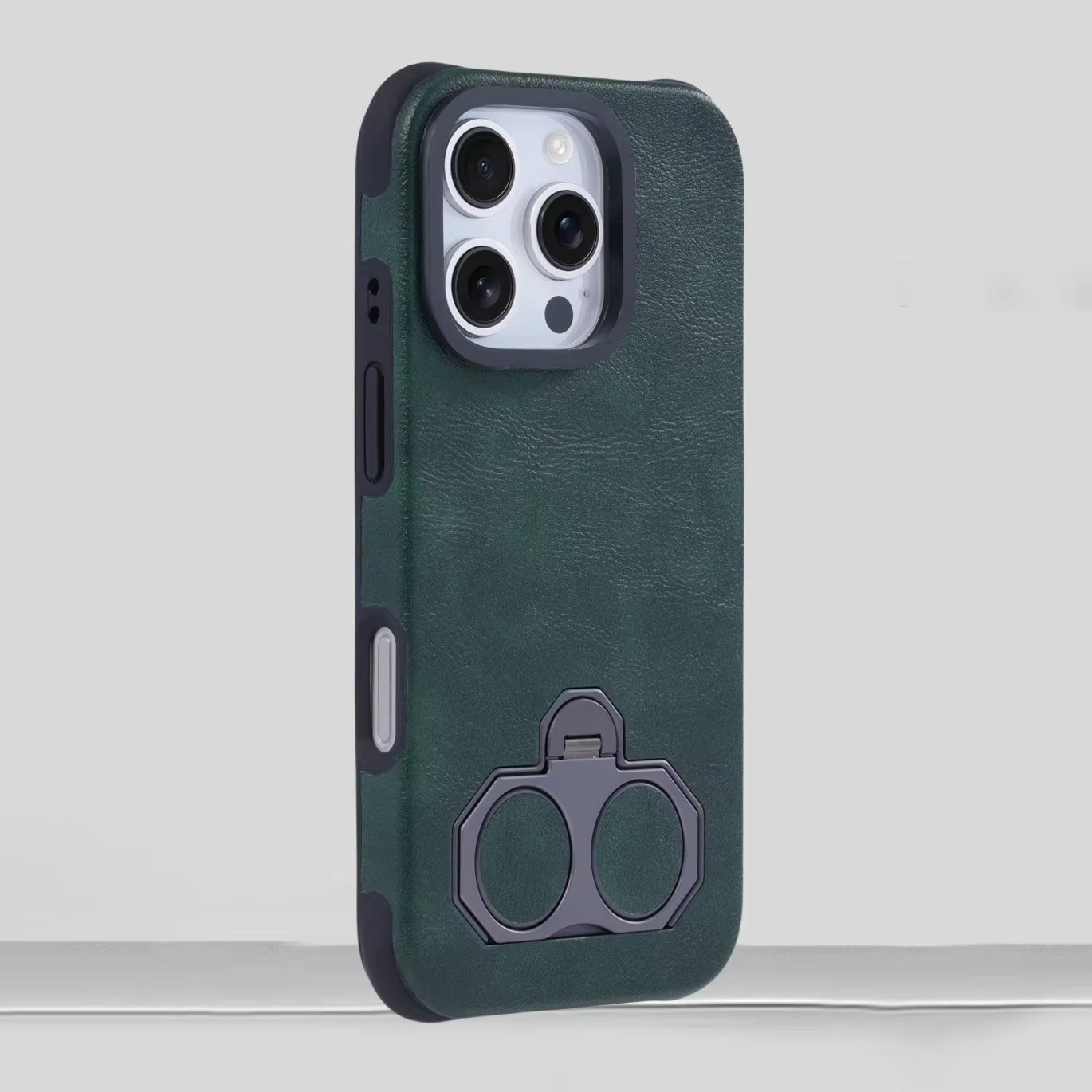 iPhone 15 Pro Dobbel Finger-Ring Deksel – 360° Rotasjon