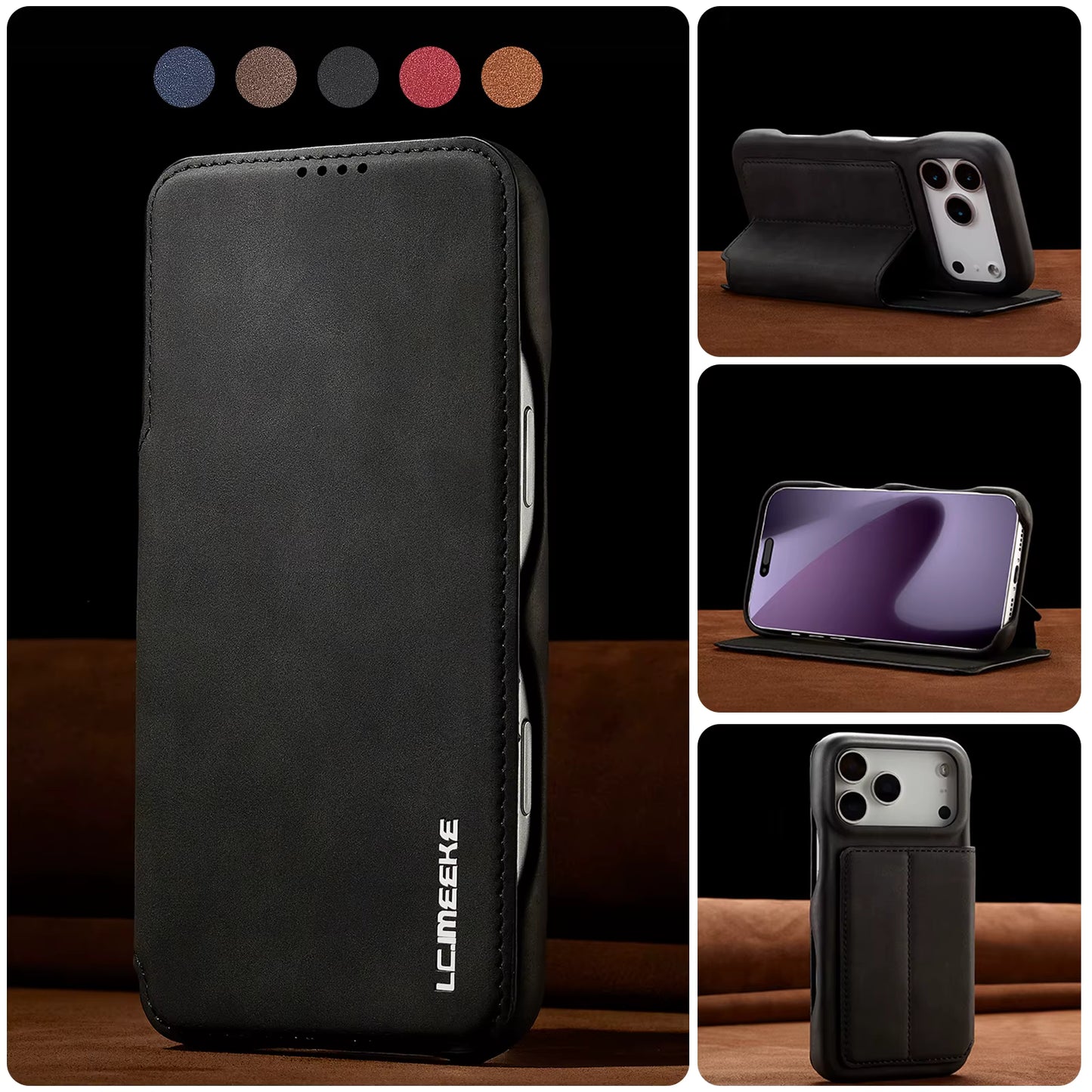 Wallet-deksel med kortholder - iPhone 15