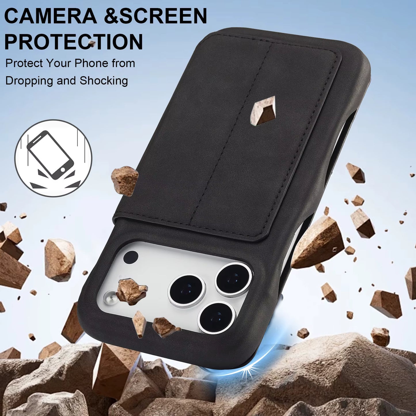 Wallet-deksel med kortholder - iPhone 15