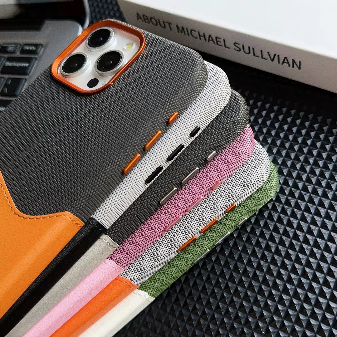 Business luksus bakdeksel med kortholder – iPhone 16 Pro