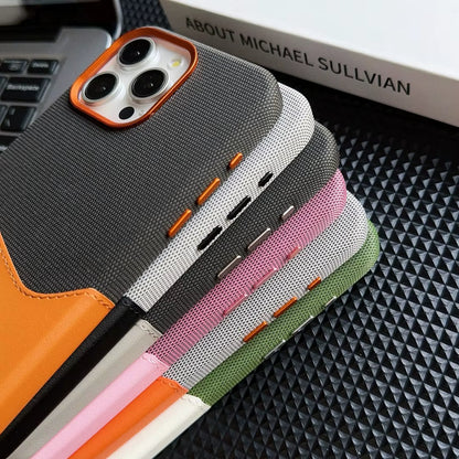 Business luksus bakdeksel med kortholder – iPhone 16 Pro