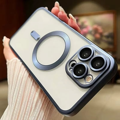 Matt magnetisk deksel for iPhone 16 Pro Max, kompatibelt med Magsafe, med sleek design.