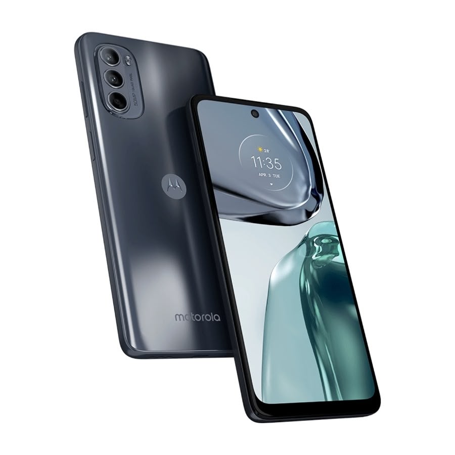 Motorola g62 5G i Midnight Grey, 64GB, A-grad, nesten ny tilstand.