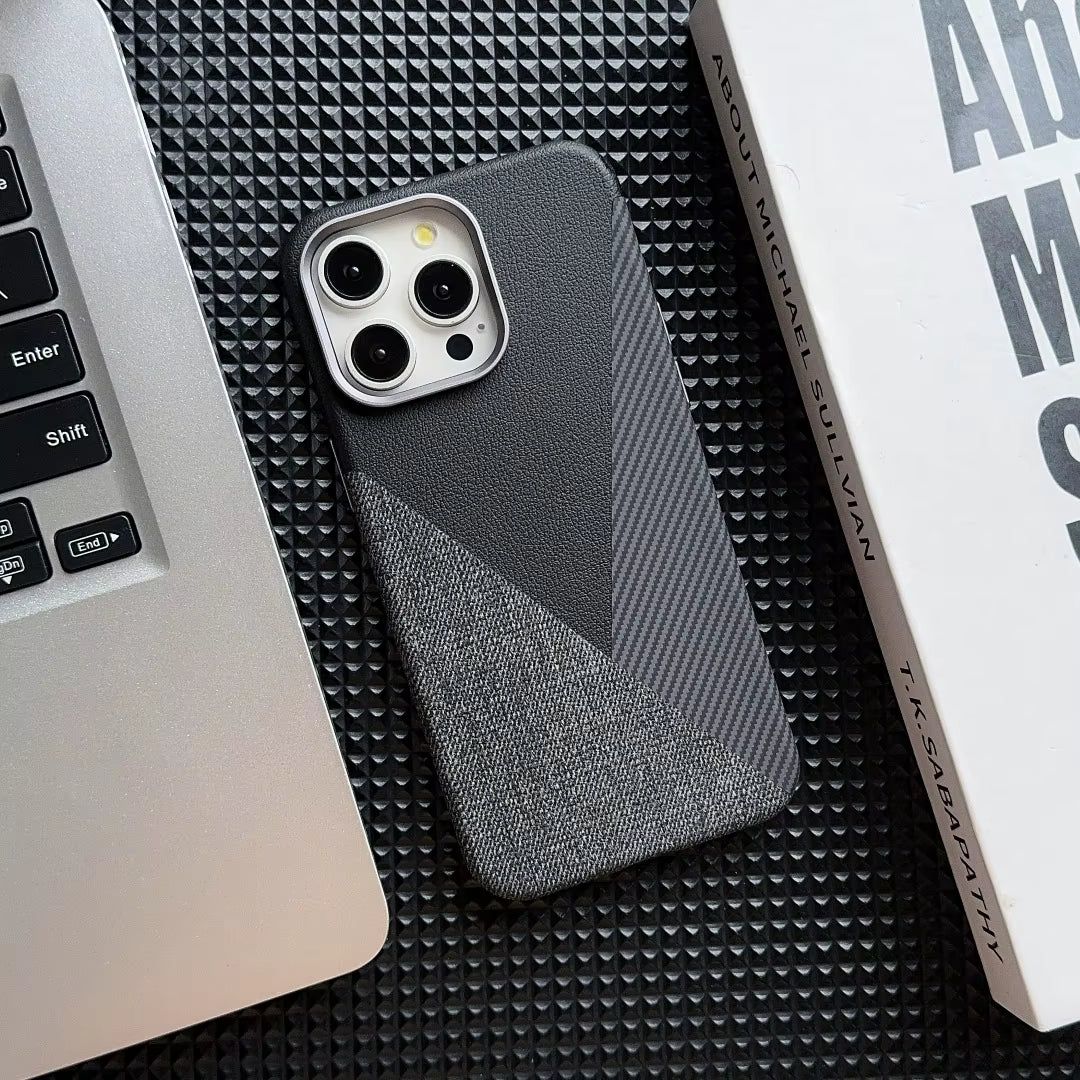 iPhone 16 Pro Business Lærdeksel – Anti-Drop Multicolor