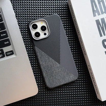 iPhone 16 Pro Business Lærdeksel – Anti-Drop Multicolor