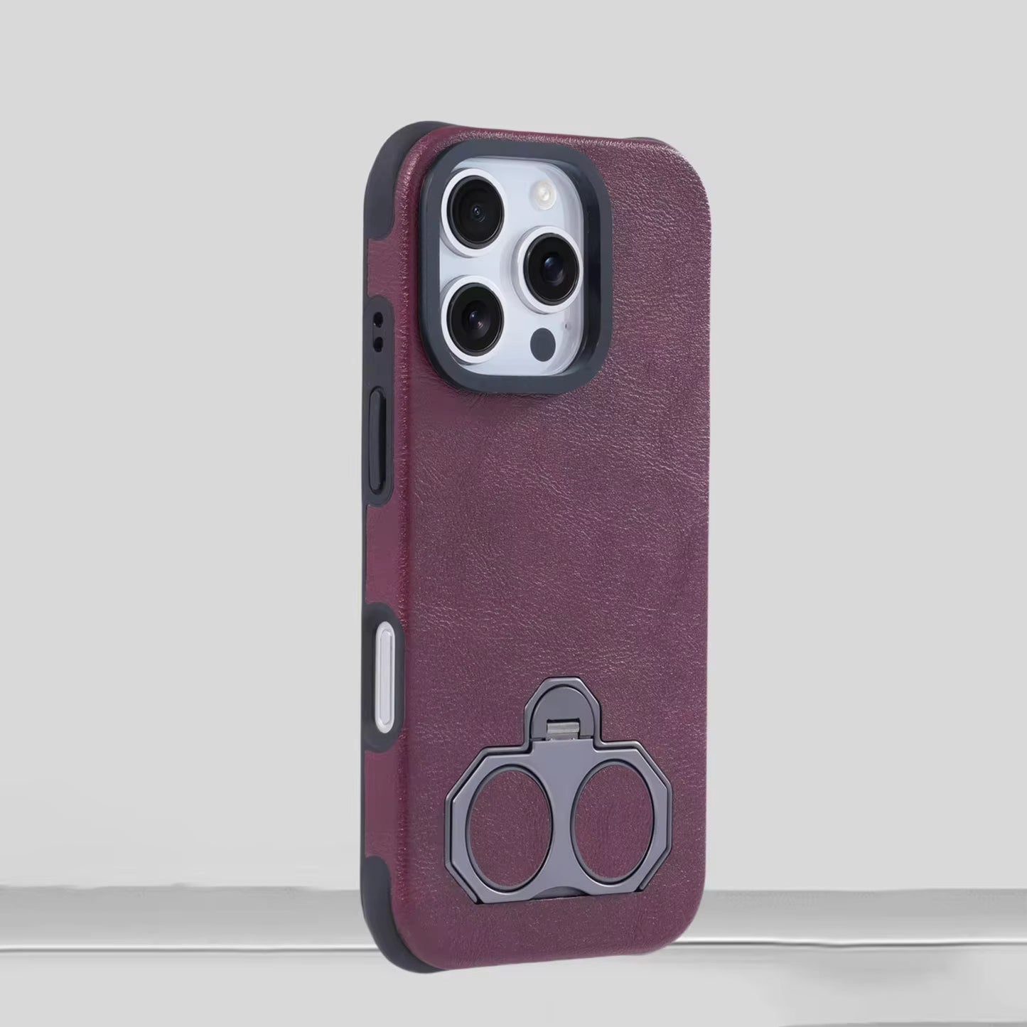 iPhone 15 Pro Max Dobbel Finger-Ring Deksel – 360° Rotasjon
