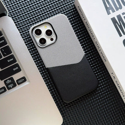 Business luksus bakdeksel med kortholder – iPhone 15 Plus - Grå/Svart
