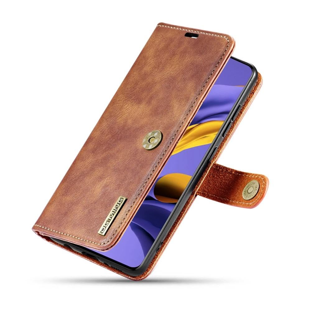Magnetisk lommebok-etui fra DG.MING for Samsung Galaxy A51 i eksklusivt lær.
