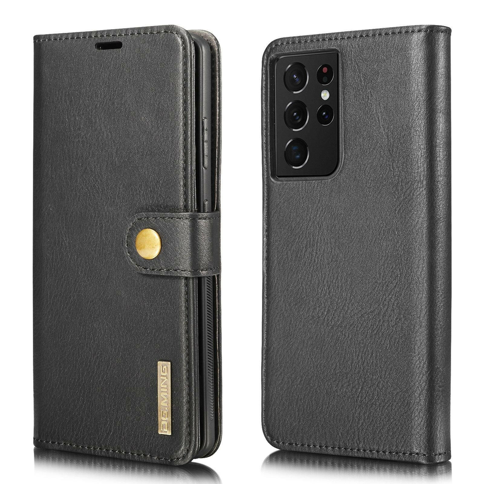 Etui for Samsung Galaxy S21 Ultra med avtagbart magnetisk deksel i klassisk og stilig design fra DG.MING.