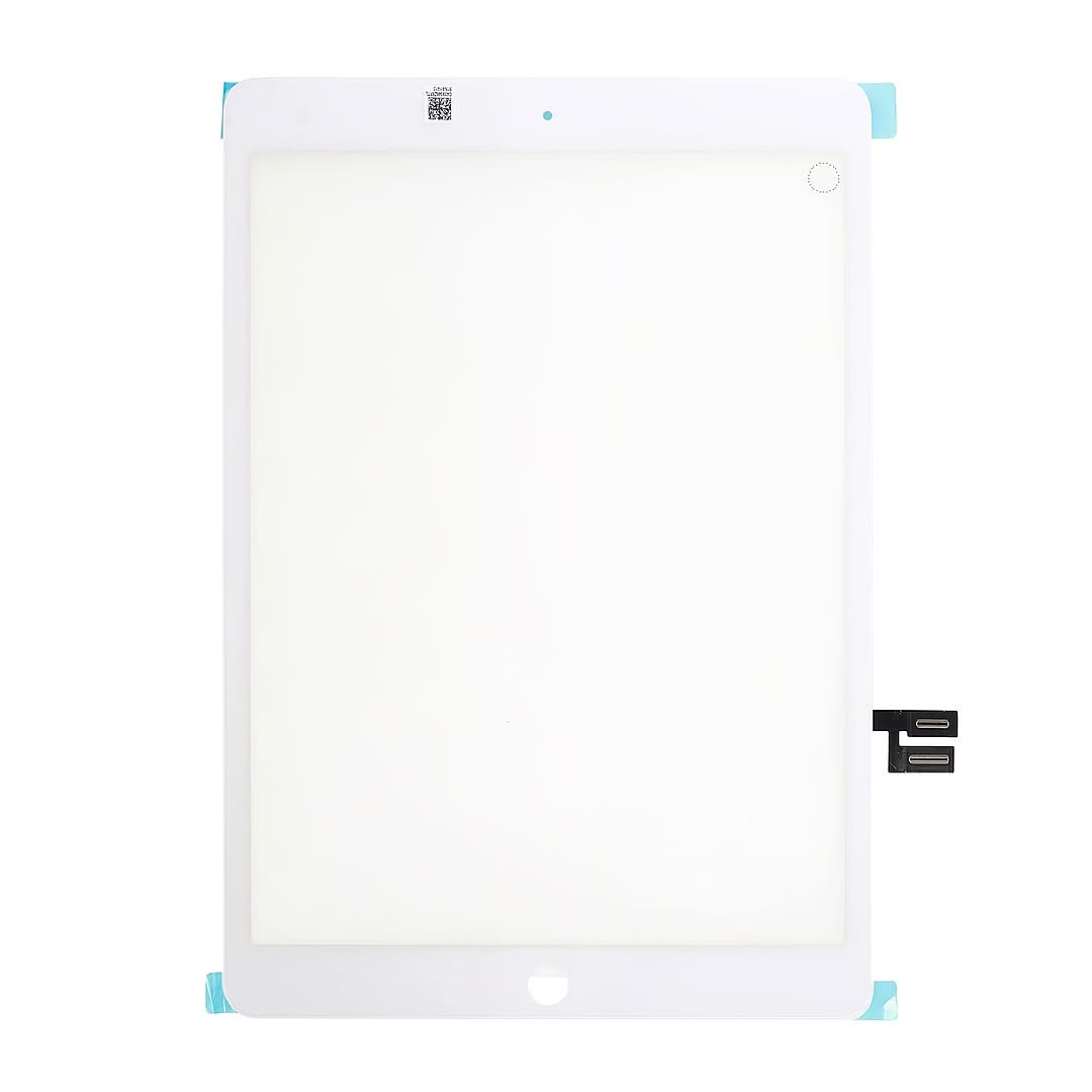 Glasskjerm for iPad 7./8. generasjon, hvit, for reparasjon og utskifting.